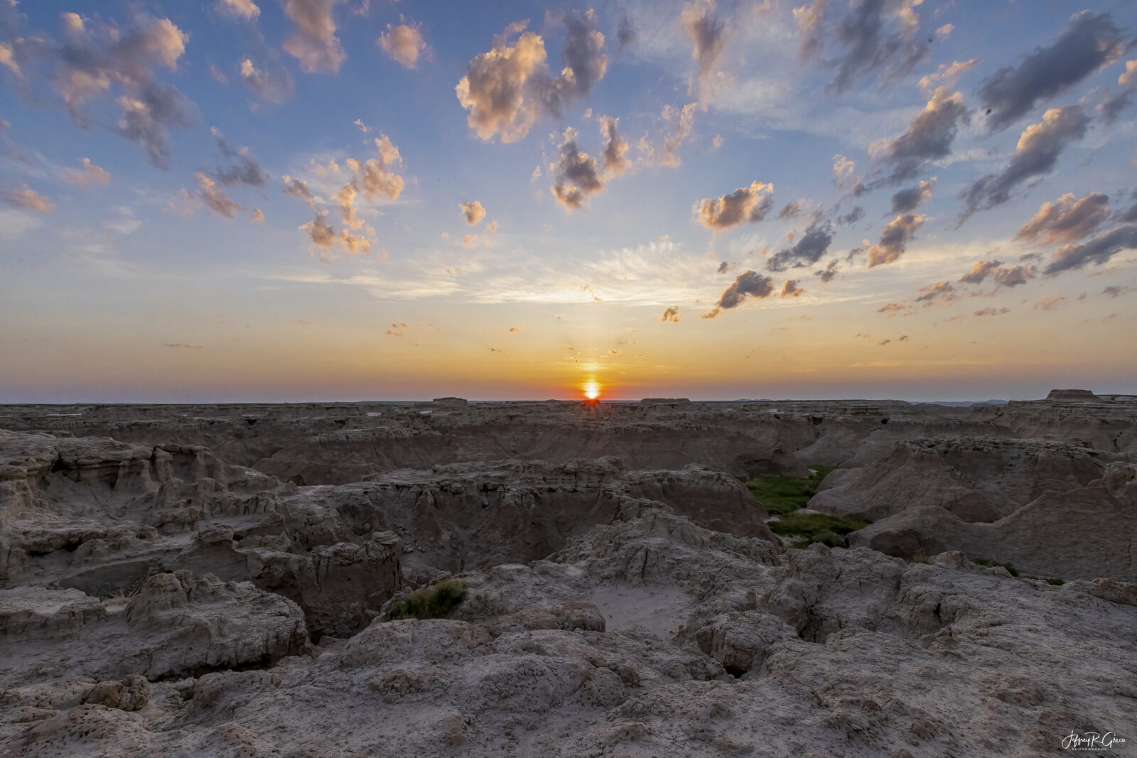 Badlands at First Light — Badlands, Sunrise in South Dakota
